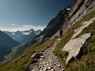 Hiking and climbing at Großglockner.