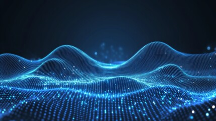 Blockchain 3D illustration. Fields, codes, flows, waves, and data of digital business solutions. Probability, luck, and winning the lottery.