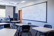 © Sekai - Advanced Classroom with an Interactive Whiteboard Displaying Engaging Multimedia Content, Enhancing Learning