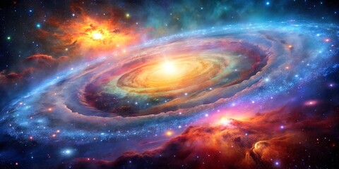 Wall Mural - abstract space background