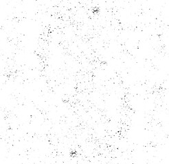 Wall Mural - Monochrome texture composed of irregular graphic elements. Distressed uneven grunge background. Abstract vector illustration. Overlay for interesting effect and depth. Isolated on white background.