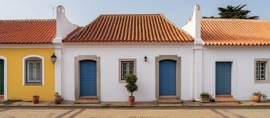 Row of Traditional Portuguese Houses