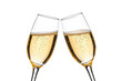 © JK_kyoto - Cheers with champagne glasses isolated on transparent background.