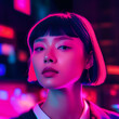 © Kacper - Young neon lady
