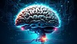 © sembiz sembiz - stylized ai brain with intricate wiring and electrical networks