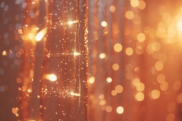 Canvas Print - Warm Lights Background