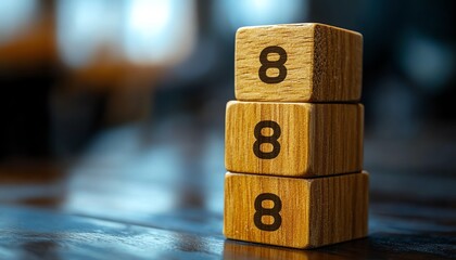 Aufkleber - Standard quality control certification assurance concept, ISO certification and standardization, wooden block with quality control icons