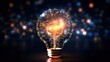 © gufron - Glowing Lightbulb Representing Ideas and Innovation