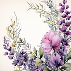 Poster - Watercolor Floral Bouquet