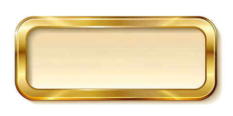 gold rectangle button with frame on background, gold, rectangle, button, frame,background, design, s