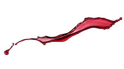 Aufkleber - red wine splash, isolated on transparent background
