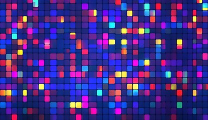 Wall Mural - Colorful Abstract Grid Background