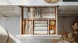 © Pixcellence - Organized Kitchen Drawer with Kitchen Essentials