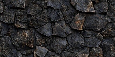 Wall Mural - Dark Stone Wall Texture