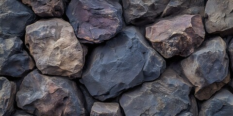 Canvas Print - Rough Stone Wall Texture