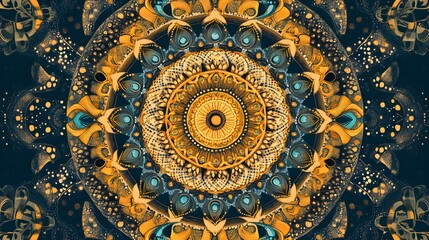 Wall Mural - Abstract Mandala