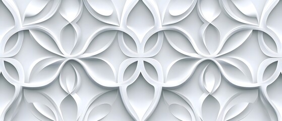 Poster - Abstract White Pattern