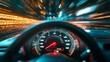 © Aziz - autonomous driving car and digital speedometer technology image visual