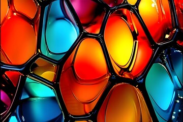 colorful glass background