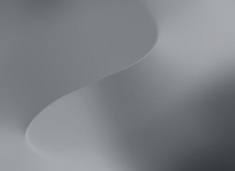 Wall Mural - abstract light shiny grey silver gradient, shiny textures banner background. ideal as wallpaper, onl