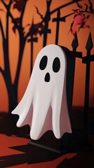 Poster - Ghostly Halloween Decoration