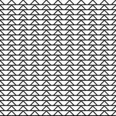 Wall Mural - The texture consists of two repeating elements: a horizontal line and triangles or pyramids.