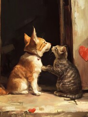 Canvas Print - Kitty Love.