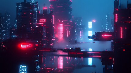 Cyberpunk Cityscape