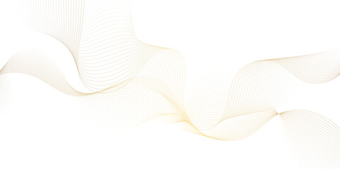 Aufkleber - abstract wavy background.Abstract golden color lines, waves.Smooth wave abstract vector background layout design. Vector illustration. Design template for cover, business ,postcard certificate.	