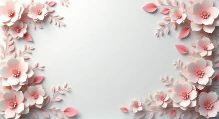 Sticker - pink cherry blossom