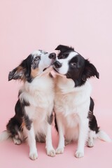 Wall Mural - Border Collie Love.