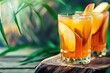 © kavinda - Refreshing Apple Juice with Fresh Apple Slice – Perfect Tropical Drink