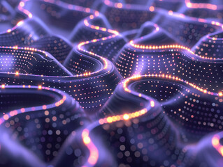 the power of ai, an artistic representation of artificial intelligence and its potential, abstract w