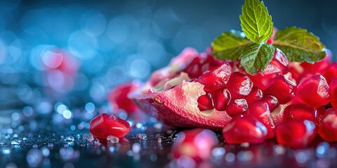 Poster - red currants on a white background