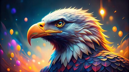 Majestic eagle vector illustration, perfect for wildlife, nature, and adventure themed projects. Ideal for designs that