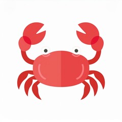 Poster - crab illustration isolated on white