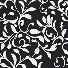 Canvas Print - Seamless Pattern Of Classic Scroll Embroidery