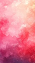 Wall Mural - watercolor pink and red gradient background digital art