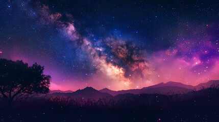 Wall Mural - galaxy in space