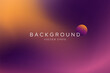 © Atstock Productions - Dark purple orange color gradient background vector design