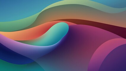 Colorful fluid gradient background. Generative Ai.