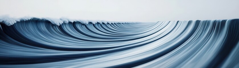 Wall Mural - Abstract Ocean Wave Pattern.