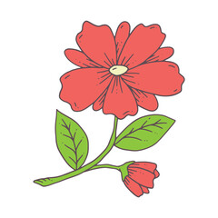 Sticker - Flower Illustration