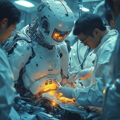 Wall Mural - Robot Surgery