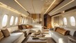 © Yusif - Luxury private jet with shades of gold