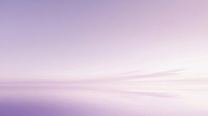 Wall Mural - A beautiful, serene ocean scene with a light purple sky