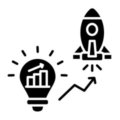 Wall Mural - Lean Startup Icon