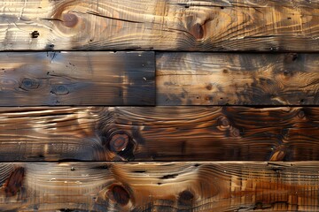 Wall Mural - Rustic Wood Grain Pattern with Natural Textures - Ideal for Background, Print, Poster Design