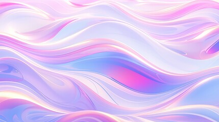 Wall Mural - Fluid gradient design with soft pastel hues, featuring seamless color transitions and abstract shapes.