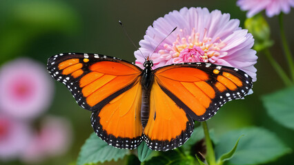 monarch butterfly on flower